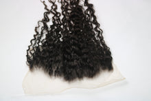  undetectable thin hd lace frontal in the e-curly texture laid against a white surface